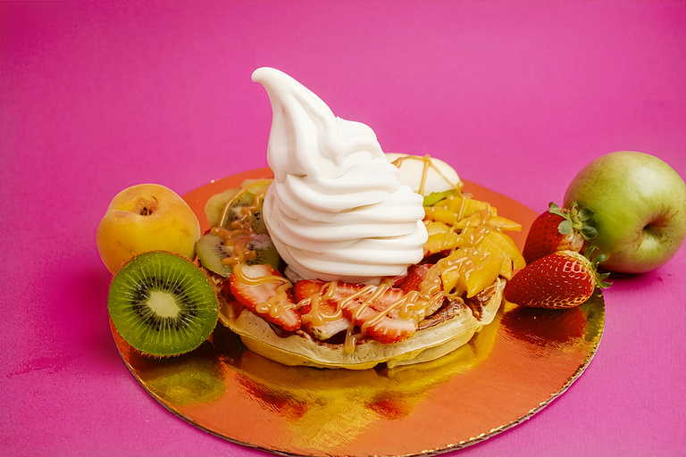 Waffle con Fruta, Gomitas